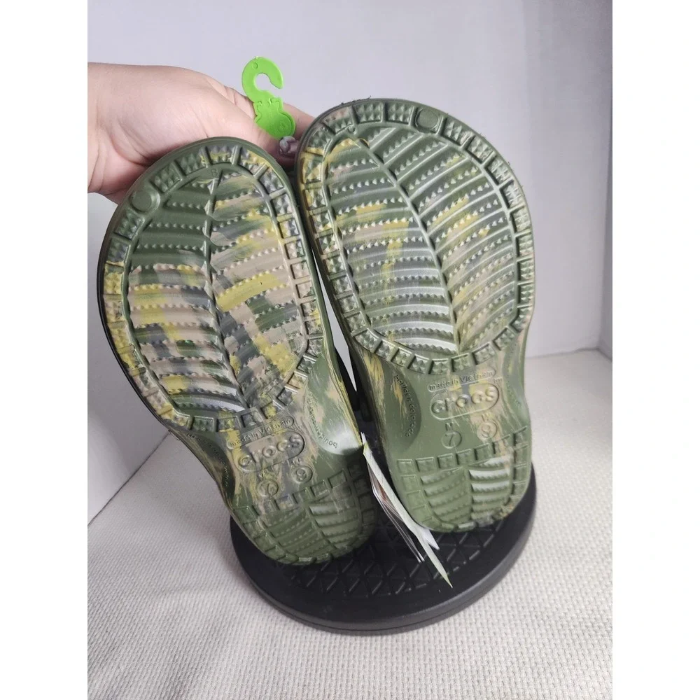 NWT Ralen Sherpa Lined Crocs Clog‎ Relaxed Fit Camo Men's 7 Womens 9 Authentic